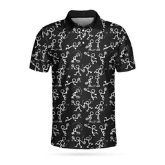 Stickfigures Playing Tennis EZ16 2603 Polo Shirt - Hyperfavor