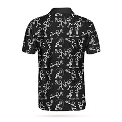 Stickfigures Playing Tennis EZ16 2603 Polo Shirt - Hyperfavor