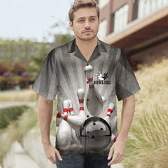 Strike Bowling Ball Lover Hawaiian Shirt, Unique Pins And Ball Bowling Shirt, Best Gift For Bowling Players - Hyperfavor