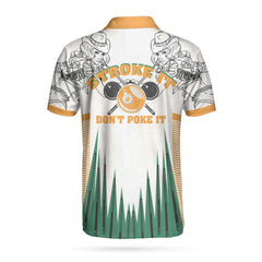 Stroke It Don't Poke It Polo Shirt - Hyperfavor