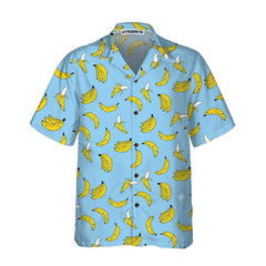 Summer Banana Seamless Pattern Hawaiian Shirt, Funny Banana Shirt For Adults, Banana Pattern Shirt - Hyperfavor