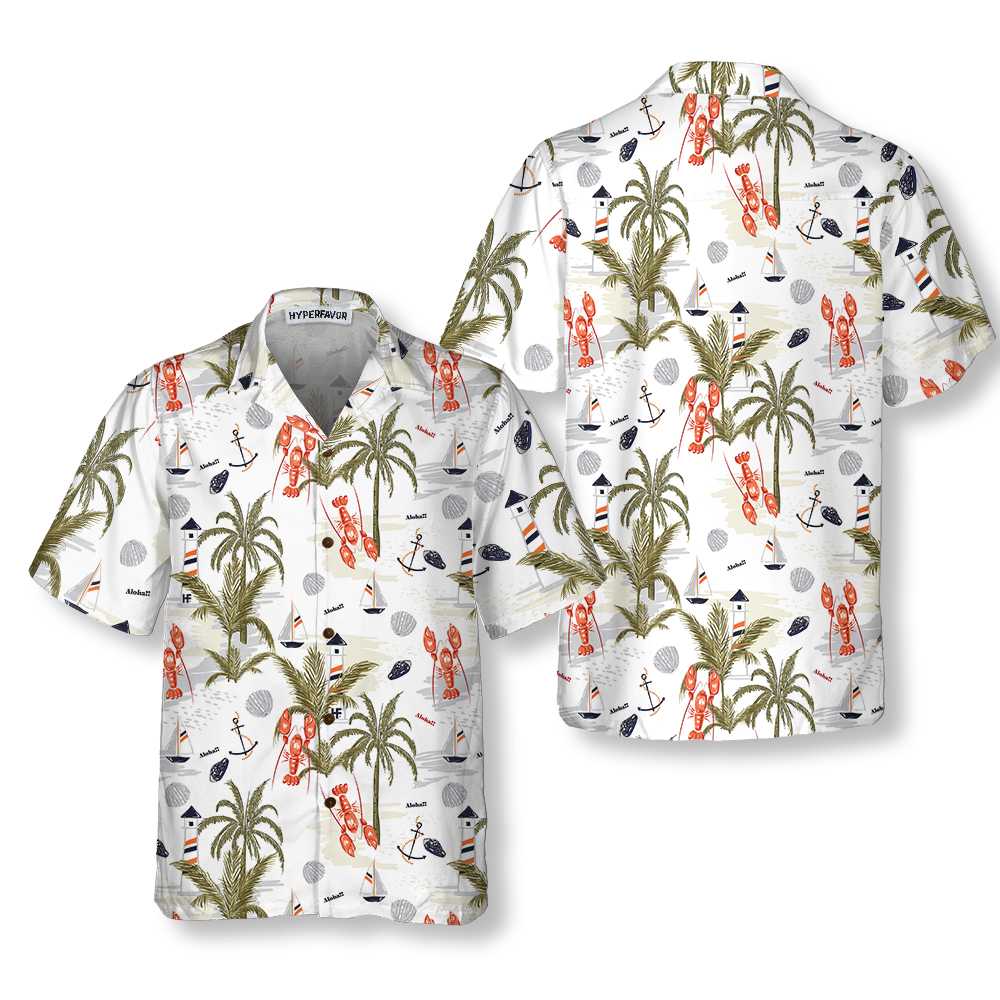 Summer Island Of Lobster Hawaiian Shirt, Tropical Lobster Shirt For Men & Women, Lobster Gift Idea - Hyperfavor