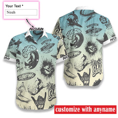 Surfing Art Water Color EZ05 0608 Custom Hawaiian Shirt 1 - Hyperfavor
