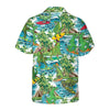 Surfing Dinosaur Hawaiian Shirt, Funny Dinosaur Shirt, Cool Printed Dino Shirt For Adults - Hyperfavor