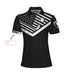 Swing Swear Drink Repeat Custom Short Sleeve Women Polo Shirt - Hyperfavor