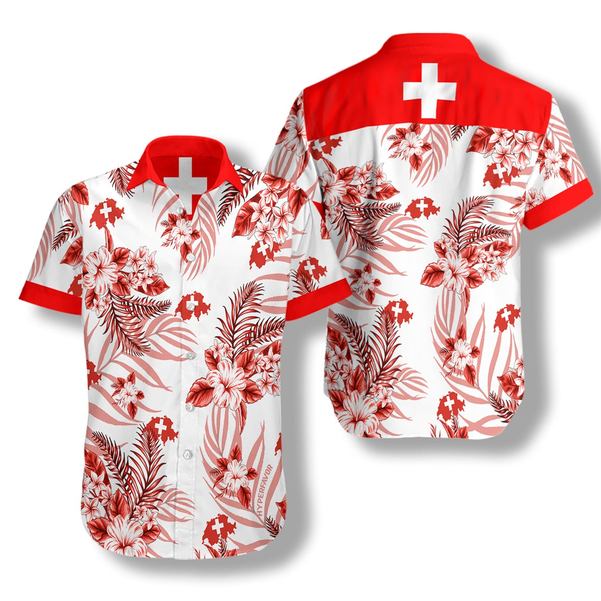 Switzerland EZ05 1007 Hawaiian Shirt - Hyperfavor