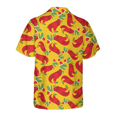 T Rex In Santa Costume Hawaiian Shirt, Funny Christmas Shirt, Best Gift For Christmas - Hyperfavor