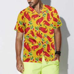 T Rex In Santa Costume Hawaiian Shirt, Funny Christmas Shirt, Best Gift For Christmas - Hyperfavor