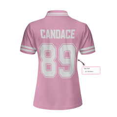 Tackle Cancer Breast Cancer Awareness Custom Short Sleeve Women Polo Shirt, Personalized Gift Idea For Survivors - Hyperfavor
