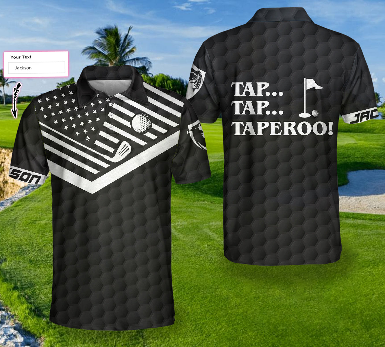 Tap Tap Taperoo Custom Polo Shirt - Hyperfavor