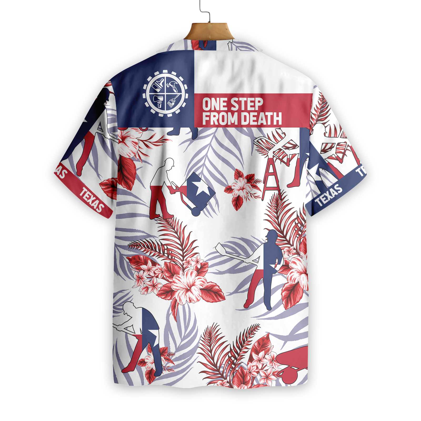 Texas Construction Worker Hawaiian Shirt - Hyperfavor
