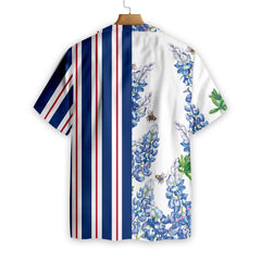 Texas Flag Bluebonnets EZ16 0202 Hawaiian Shirt - Hyperfavor