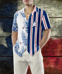 Texas Flag Bluebonnets EZ16 0202 Hawaiian Shirt - Hyperfavor