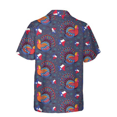 Texas Turkey Thanksgiving Hawaiian Shirt, Funny Gobble Thanksgiving Shirt, Gift For Thanksgiving Day - Hyperfavor
