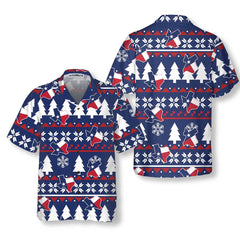 Texas Ugly Christmas Pattern Hawaiian Shirt - Hyperfavor