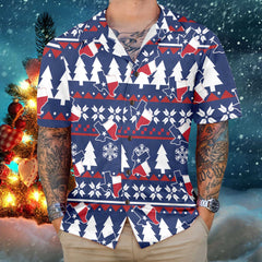 Texas Ugly Christmas Pattern Hawaiian Shirt - Hyperfavor