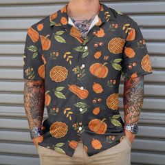 Thanksgiving Food Hawaiian Shirt, Funny Thanksgiving Shirt, Best Gift For Thanksgiving Day - Hyperfavor