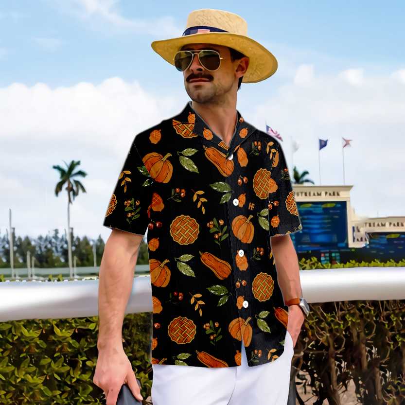 Thanksgiving Food Hawaiian Shirt, Funny Thanksgiving Shirt, Best Gift For Thanksgiving Day - Hyperfavor