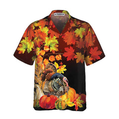 Thanksgiving Turkey Birds With Harvest Hawaiian Shirt, Thanksgiving Gobble Shirt, Funny Gift For Thanksgiving Day - Hyperfavor