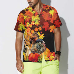 Thanksgiving Turkey Birds With Harvest Hawaiian Shirt, Thanksgiving Gobble Shirt, Funny Gift For Thanksgiving Day - Hyperfavor
