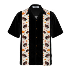 Thanksgiving Turkey Black Thanksgiving Hawaiian Shirt, Unique Turkey Gift For Thanksgiving - Hyperfavor