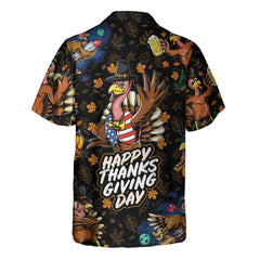 Thanksgiving Turkey Celebrations Turkey Hawaiian Shirt, Funny Thanksgiving Hawaiian Shirt Gift Idea - Hyperfavor