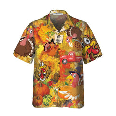 Thanksgiving Turkey Eat Beef Hawaiian Shirt, Funny Gobble Shirt, Gift For Thanksgiving Day - Hyperfavor