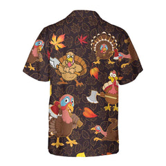 Thanksgiving Turkey Holding An Axe Hawaiian Shirt, Funny Turkey Gobble Shirt, Gift For Thanksgiving Day - Hyperfavor