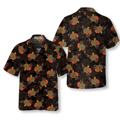 Thanksgiving Turkey With Gun Hawaiian Shirt, Funny Gobble Shirt, Gift For Thanksgiving Day - Hyperfavor
