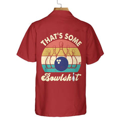 That's Some Bowlsht Bowling Vintage Custom Hawaiian Shirt, Personalized Bowling Shirt, Best Gift For Bowling Players - Hyperfavor