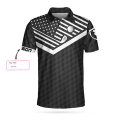That's What I Do I Play Golf I Drink And I Know Things Custom Polo Shirt - Hyperfavor
