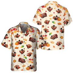 The Cutest Turkey For Thanksgiving Hawaiian Shirt, Funny Gobble Shirt, Gift For Christmas Day - Hyperfavor