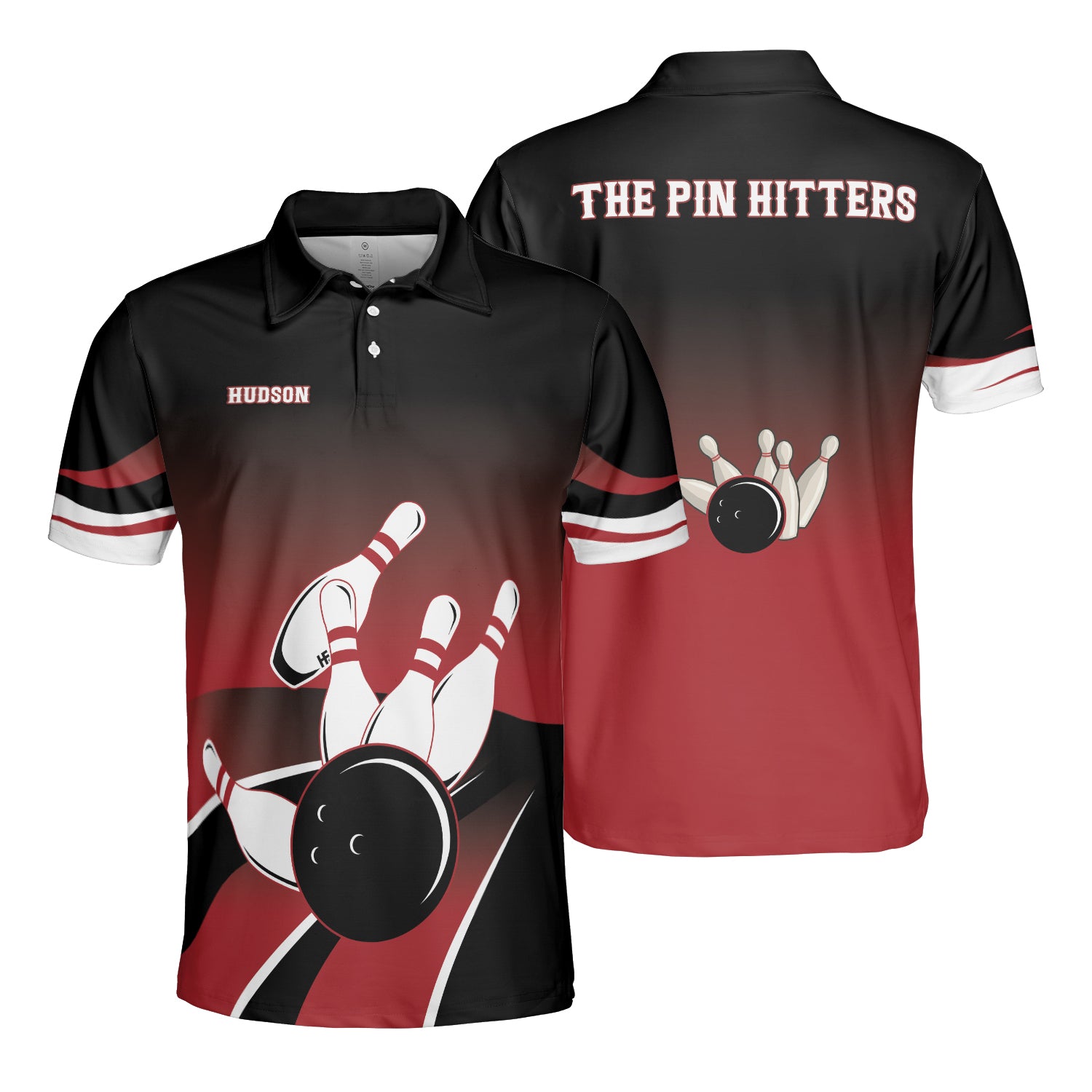 The Pin Hitters Custom Polo Shirt - Hyperfavor