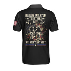 The US Veteran We Went Anyway Custom Polo Shirt, Personalized Gift Idea For Veterans, American Flag Polo Shirt - Hyperfavor