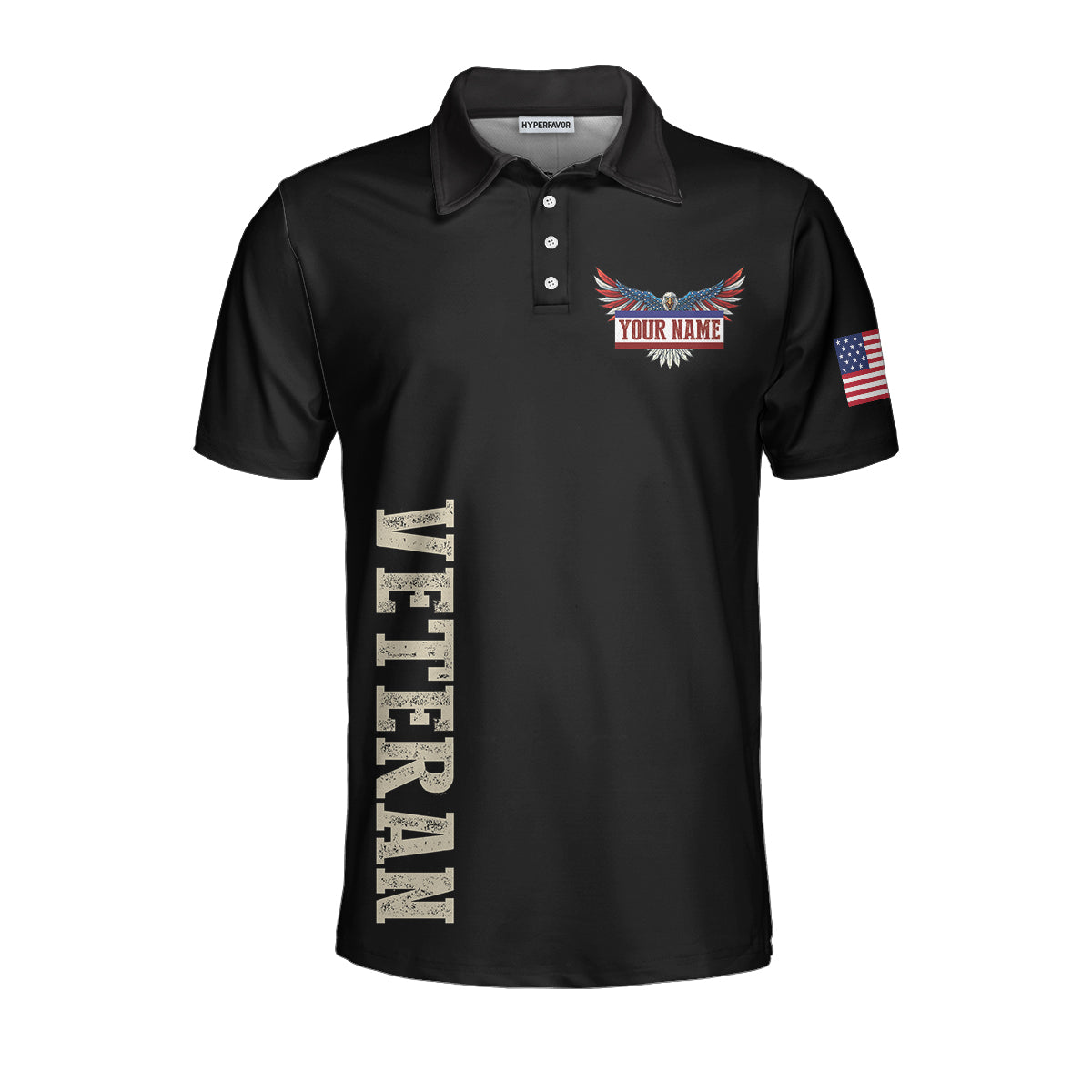 The US Veteran We Went Anyway Custom Polo Shirt, Personalized Gift Idea For Veterans, American Flag Polo Shirt - Hyperfavor