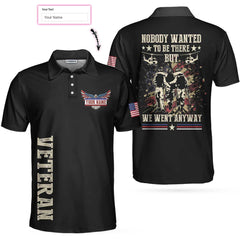 The US Veteran We Went Anyway Custom Polo Shirt, Personalized Gift Idea For Veterans, American Flag Polo Shirt - Hyperfavor