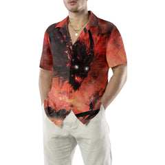 The War Dragon Hawaiian Shirt, Cool Dragon Shirt For Men - Hyperfavor