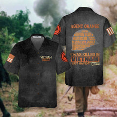 The War Is Over But The Battle Continues Agent Orange Dioxin Hawaiian Shirt, Aloha Shirt For Men - Hyperfavor