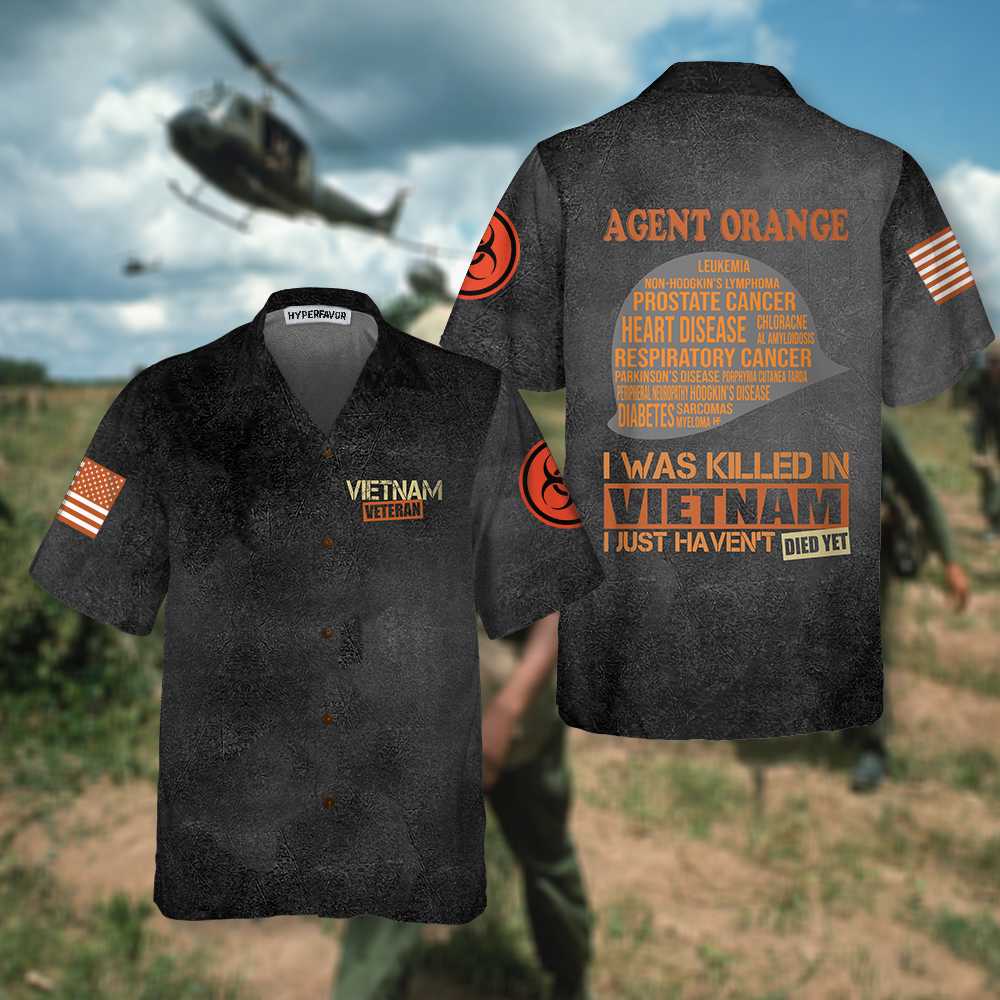 The War Is Over But The Battle Continues Agent Orange Dioxin Hawaiian Shirt, Aloha Shirt For Men - Hyperfavor