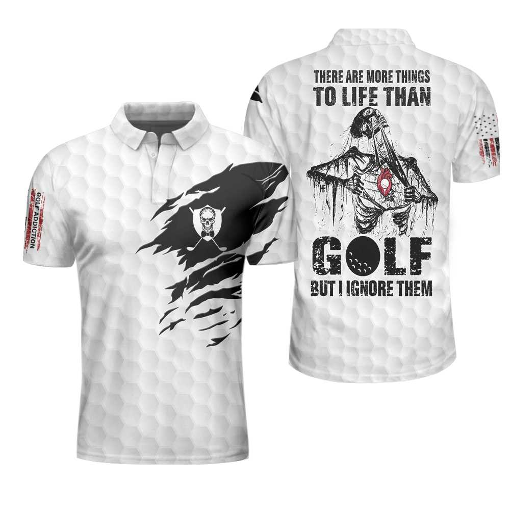 There Are More Things To Life Than Golf Polo Shirt - Hyperfavor