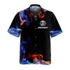 There Is No Crying In Bowling Just Lots Of Swearing Custom Hawaiian Shirt, Unique Flame Bowling Shirt - Hyperfavor