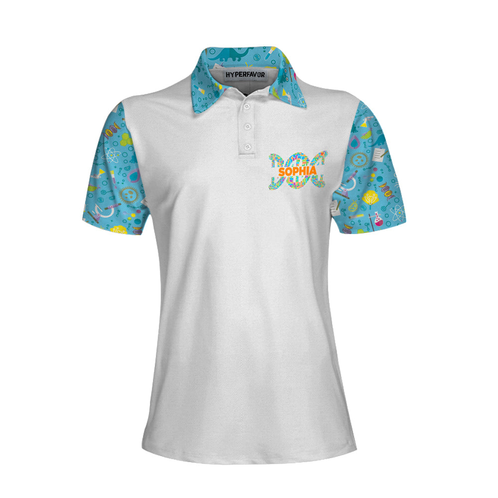 There's No Crying In Biology Custom Short Sleeve Women Polo - Hyperfavor
