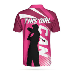 This Girl Can Golf Girl V2 Polo Shirt - Hyperfavor