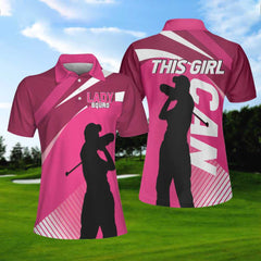 This Girl Can Golf Girl V2 Polo Shirt - Hyperfavor