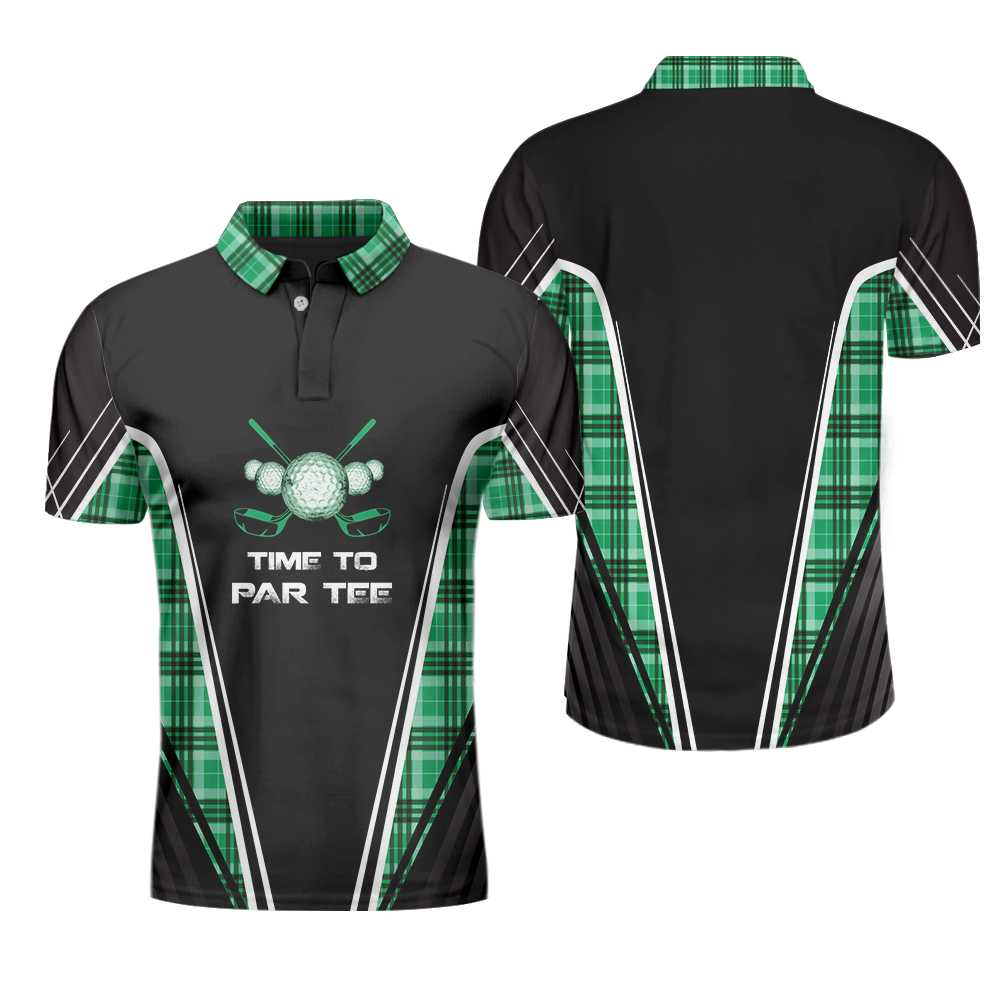 Time To Par Tee Polo Shirt - Hyperfavor
