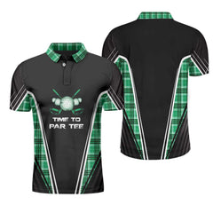 Time To Par Tee Polo Shirt - Hyperfavor