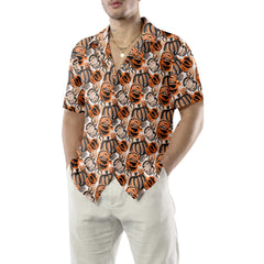 Trendy Painted Thanksgiving Pumpkin Hawaiian Shirt, Thanksgiving Hawaiian Shirt For Men - Hyperfavor