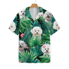 Tropical Bichon Frise EZ03 0407 Hawaiian Shirt - Hyperfavor
