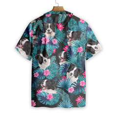 Tropical Border Collie EZ08 0207 Hawaiian Shirt - Hyperfavor
