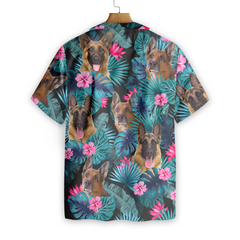 Tropical German Shepherd EZ08 0207 Hawaiian Shirt - Hyperfavor